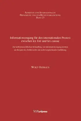 Osthaus |  Osthaus, W: Informationszugang f. intern. Prozess | Buch |  Sack Fachmedien