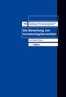 Reese |  Reese, J: Bewertung von Immaterialgüterrechten | Buch |  Sack Fachmedien