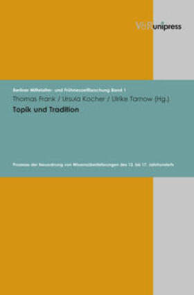 Frank / Kocher / Tarnow |  Topik und Tradition | Buch |  Sack Fachmedien