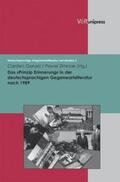 Gansel / Zimniak |  Das »Prinzip Erinnerung« in der deutschsprachigen Gegenwartsliteratur nach 1989 | Buch |  Sack Fachmedien