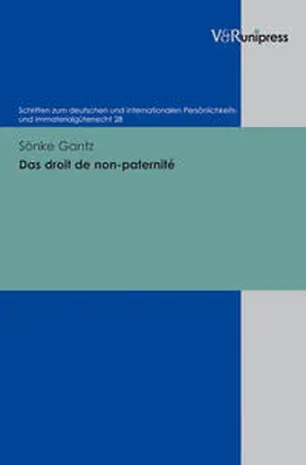 Gantz |  Das droit de non–paternité | Buch |  Sack Fachmedien