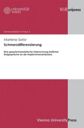 Sator | Schmerzdifferenzierung | Buch | 978-3-89971-852-2 | sack.de