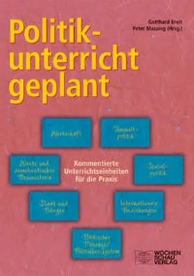 Breit / Massing |  Politikunterricht geplant | Buch |  Sack Fachmedien