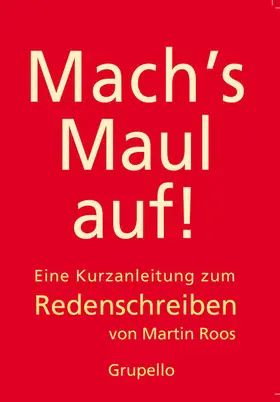 Roos |  Mach's Maul auf | eBook | Sack Fachmedien