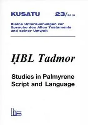 Lehmann / Diehl |  ?BL Tadmor | Buch |  Sack Fachmedien
