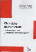 Hirsch / von Scheliha / Bernhard |  Hirsch, E: Emanuel Hirsch - Gesammelte Werke / Christliche R | Buch |  Sack Fachmedien