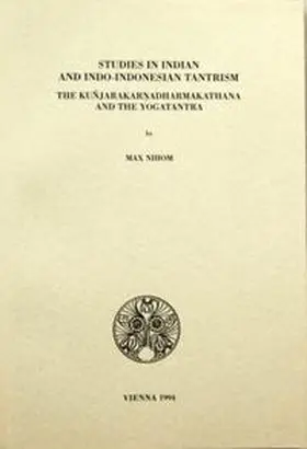 Nihom |  Studies in Indian and Indo-Indonesian Tantrism | Buch |  Sack Fachmedien