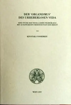 Yoshimizu |  Der 'Organismus' des urheberlosen Veda | Buch |  Sack Fachmedien