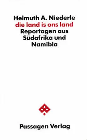 Niederle |  die land is ons land | Buch |  Sack Fachmedien