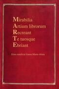 Harrauer / Lang |  Mirabilia Artium librorum Recreant Te tuosque Ebriant | Buch |  Sack Fachmedien