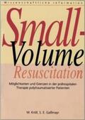 Kröll / Gassmayr |  Small-Volume Resuscitation | Buch |  Sack Fachmedien