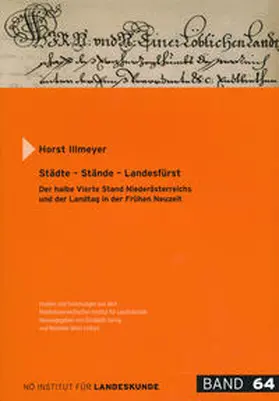 Illmeyer |  Städte – Stände – Landesfürst | Buch |  Sack Fachmedien