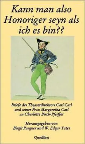 Pargner |  Kann man also Honoriger seyn als ich es bin?? | Buch |  Sack Fachmedien