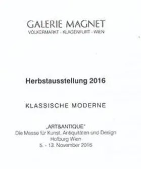 Magnet |  Herbstausstellung 2016 | Buch |  Sack Fachmedien