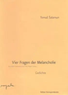 Šalamun |  Vier Fragen der Melancholie | Buch |  Sack Fachmedien