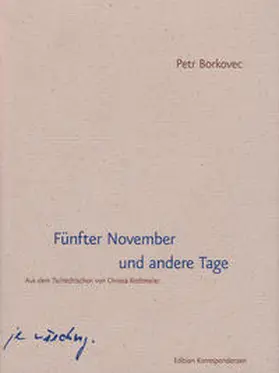 Borkovec |  Fünfter November und andere Tage | Buch |  Sack Fachmedien