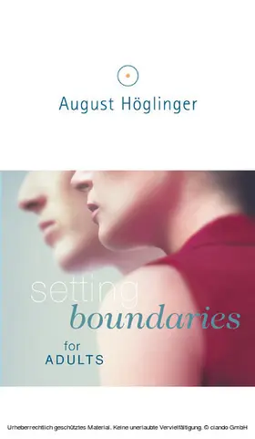 Höglinger | Setting boundaries for adults | E-Book | www.sack.de