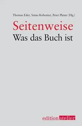 Eder / Kobenter / Plener |  Seitenweise | Buch |  Sack Fachmedien
