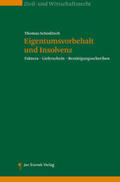 Schoditsch |  Eigentumsvorbehalt und Insolvenz | Buch |  Sack Fachmedien