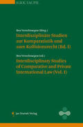 Verschraegen |  Interdisciplinary Studies of Comparative and Private International Law (Vol I) | Buch |  Sack Fachmedien
