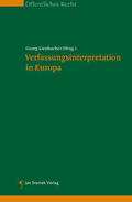 Lienbacher |  Verfassungsinterpretation in Europa | Buch |  Sack Fachmedien
