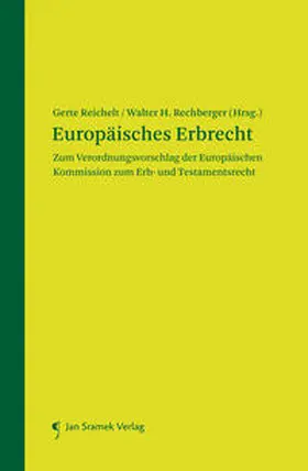 Reichelt / Rechberger |  Europäisches Erbrecht | Buch |  Sack Fachmedien