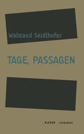 Seidlhofer |  Tage, Passagen | Buch |  Sack Fachmedien