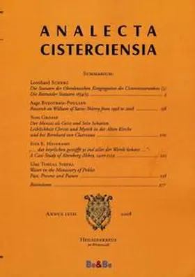 Schachenmayr |  Analecta Cisterciensia 58 (2008) | Buch |  Sack Fachmedien