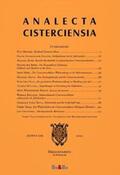 Schachenmayr |  Analecta Cisterciensia 59 (2009) | Buch |  Sack Fachmedien