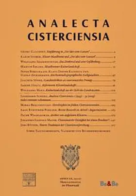 Schachenmayr |  Analecta Cisterciensia 60 (2010) | Buch |  Sack Fachmedien