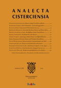Schachenmayr |  Analecta Cisterciensia 61 (2011) | Buch |  Sack Fachmedien