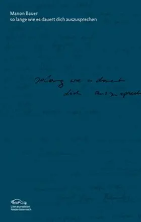 Bauer |  so lange wie es dauert dich auszusprechen | Buch |  Sack Fachmedien