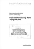 Barta / Ganner / Voithofer |  Rechtstatsachenforschung – Heute Tagungsband 2013 | Buch |  Sack Fachmedien