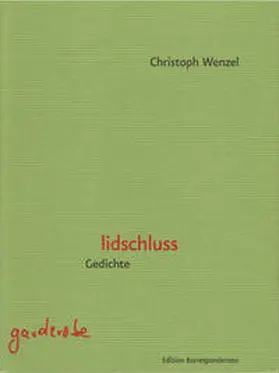 Wenzel |  lidschluss | Buch |  Sack Fachmedien