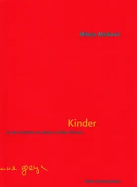 Markovic |  Kinder | Buch |  Sack Fachmedien