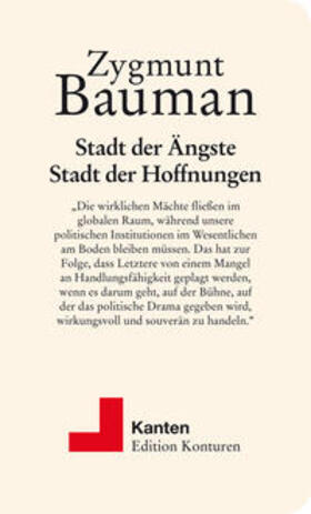 Bauman |  Bauman, Z: Stadt der Ängste, Stadt der Hoffnungen | Buch |  Sack Fachmedien