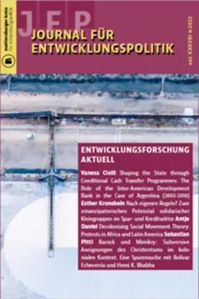 Mattersburger Kreis für Entwicklungspolitik / JEP-Redaktion |  Journal für Entwicklungspolitik 4-2022 | Buch |  Sack Fachmedien