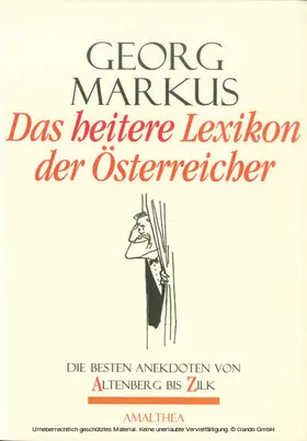 Markus |  Das heitere Lexikon der Österreicher | eBook | Sack Fachmedien