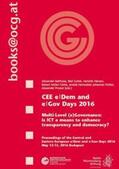 Balthasar / Golob / Hansen |  CEE e|Dem and e|Gov Days 2016 | Buch |  Sack Fachmedien
