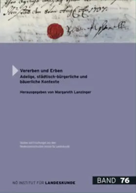 Lanzinger |  Vererben und Erben | Buch |  Sack Fachmedien