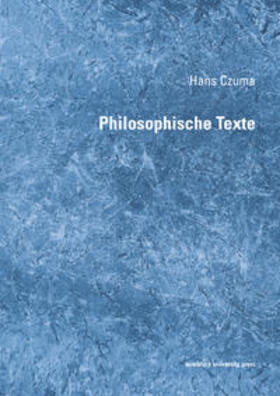 Czuma / Hierdeis | Philosophische Texte | Buch | 978-3-903187-97-9 | sack.de