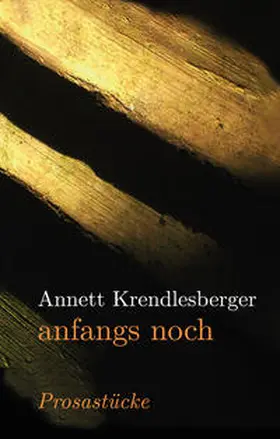 Krendlesberger |  anfangs noch | Buch |  Sack Fachmedien