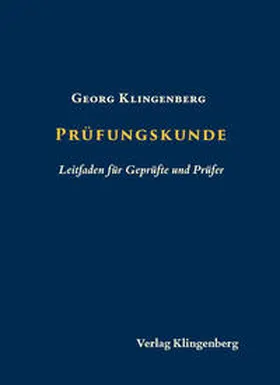 Klingenberg |  Prüfungskunde | Buch |  Sack Fachmedien