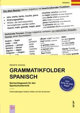 Wainig |  Grammatikfolder Spanisch | Buch |  Sack Fachmedien