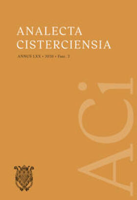 Tomann / Hamm / Breitenstein |  Analecta Cisterciensia 70 (2020) - Band 2/2 (Fasc. 2) | Buch |  Sack Fachmedien