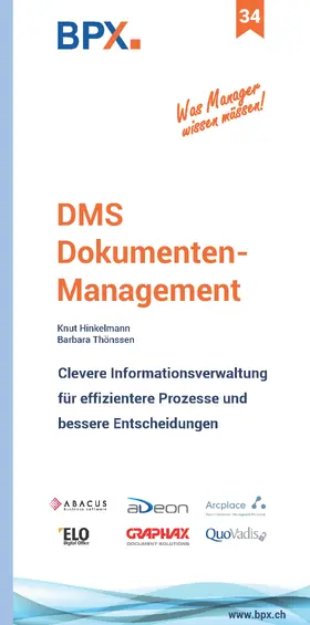 Hinkelmann |  DMS Dokumenten-Management | eBook | Sack Fachmedien