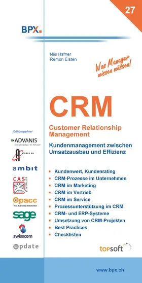 Hafner |  CRM, Customer Relationship Management | eBook | Sack Fachmedien