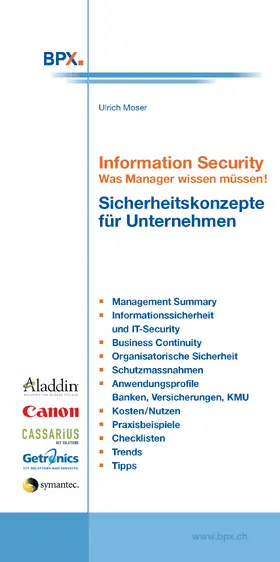 Moser |  Information Security | eBook | Sack Fachmedien