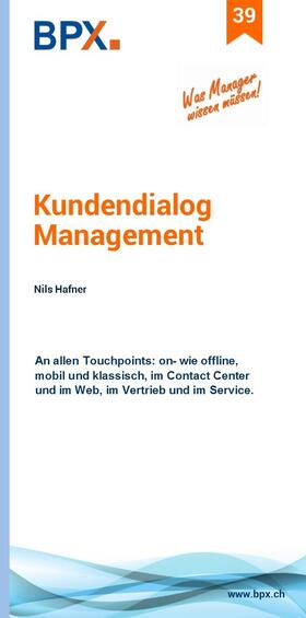 Hafner / BPX | Kundendialogmanagement | E-Book | sack.de