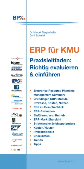 Siegenthaler |  ERP für KMU | eBook | Sack Fachmedien